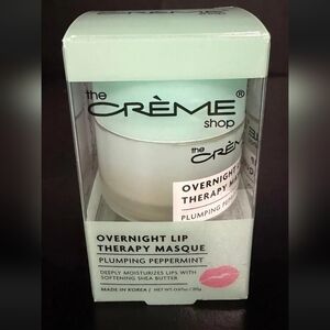 The Crème Shop Overnight Lip Therapy Masque — Plumping Peppermint (Mint)